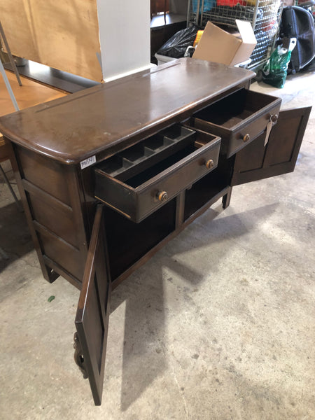 Vintage Ercol Dark Elm Sideboard