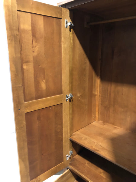 Solid Wooden Double Wardrobe