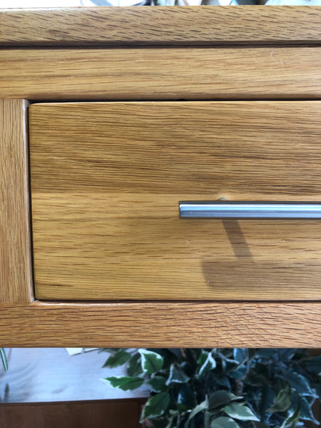 GHC - Oak Two Drawer Console Table