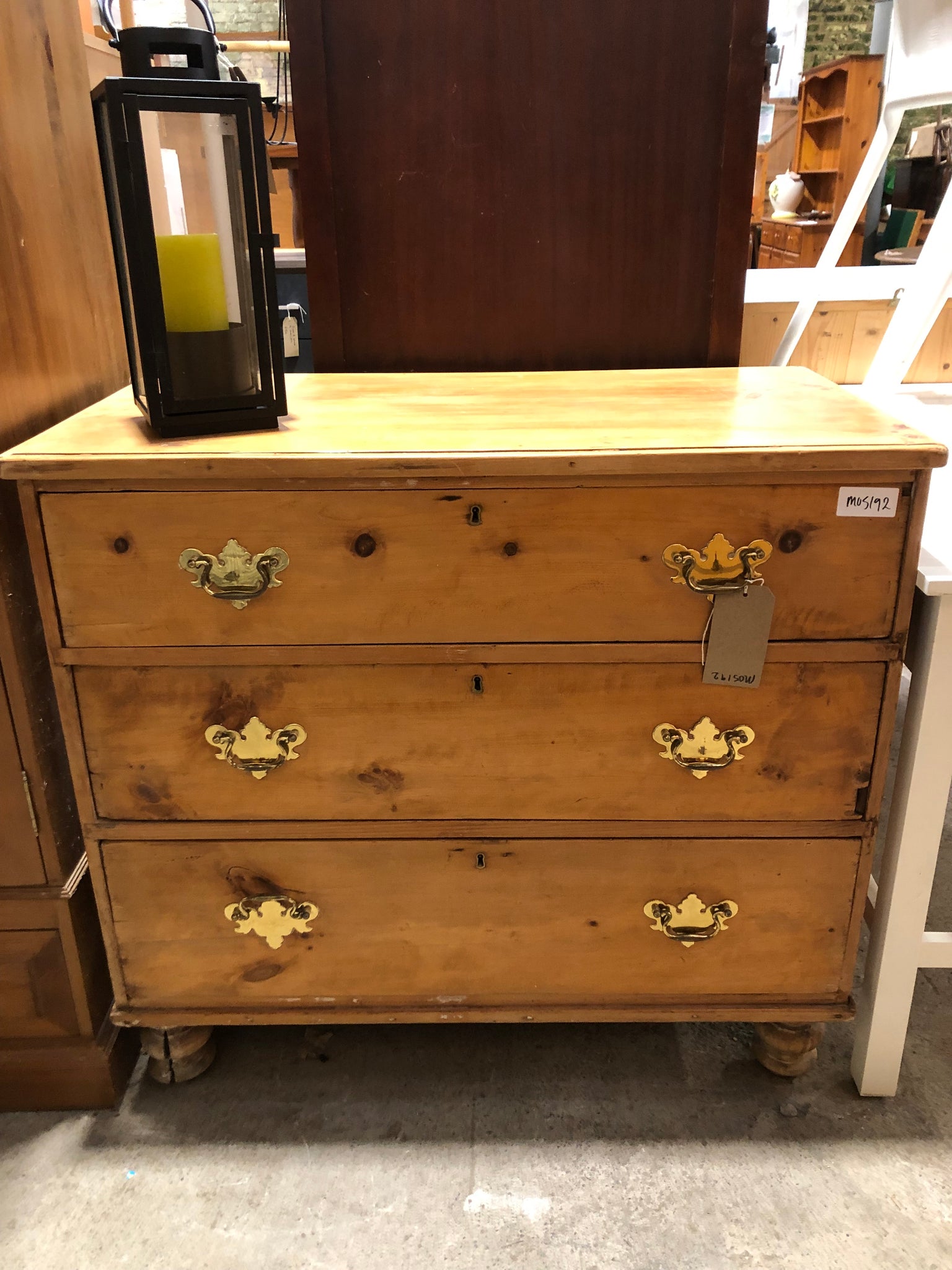 Rustic Pine Chest of Drawers