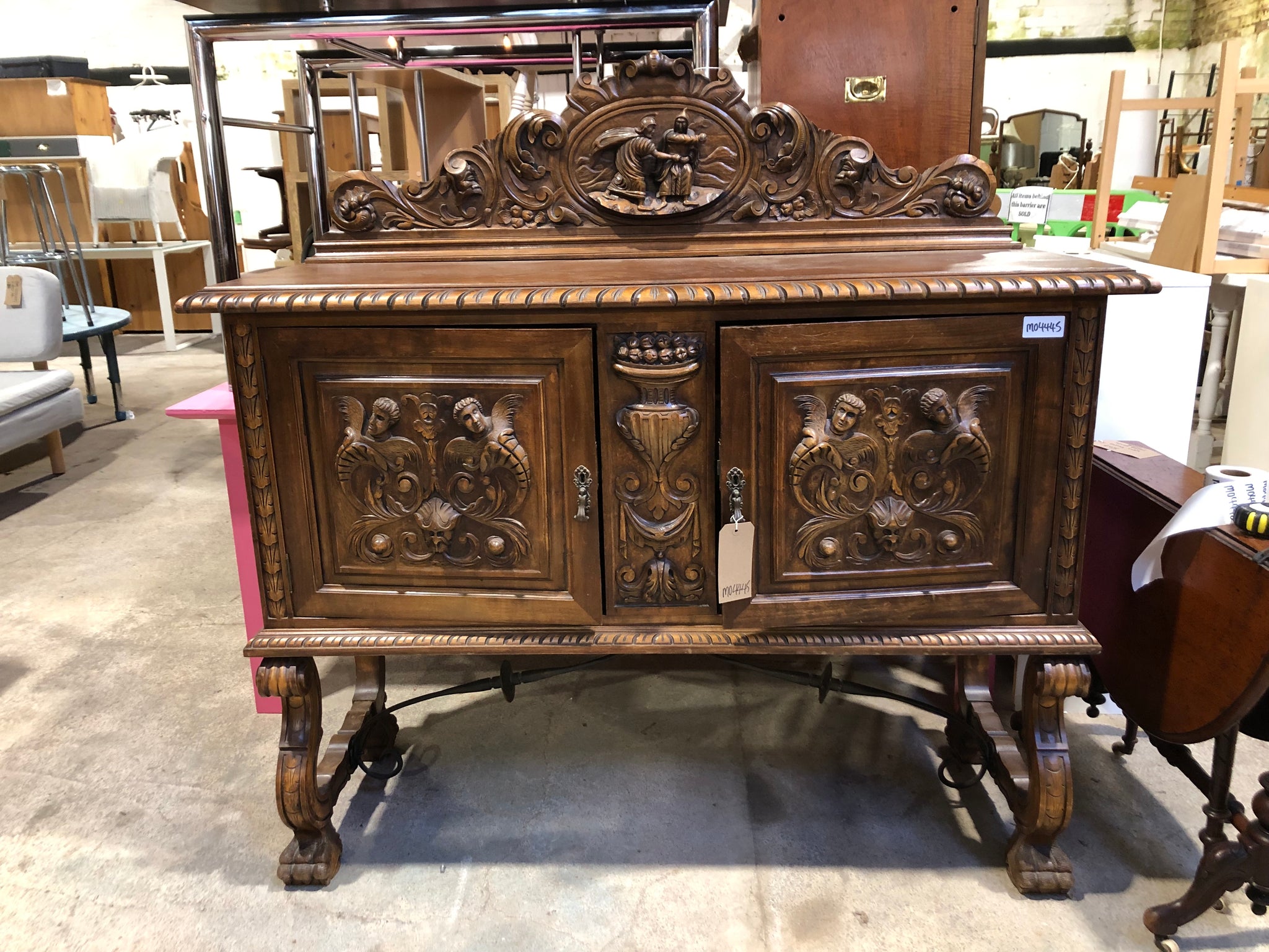 Carved Oak Buffet