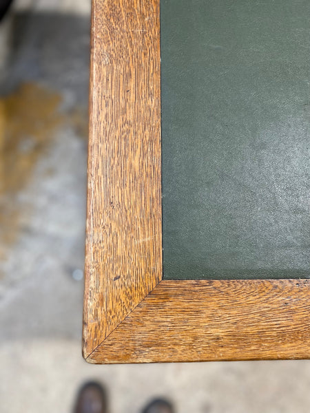 1930’s 3 Drawer Oak Desk Government Issue