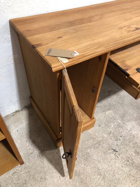 HRC - Pine Twin Pedestal Desk