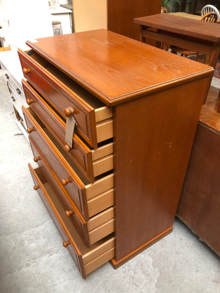 Tallboy Chest of 5 Drawers