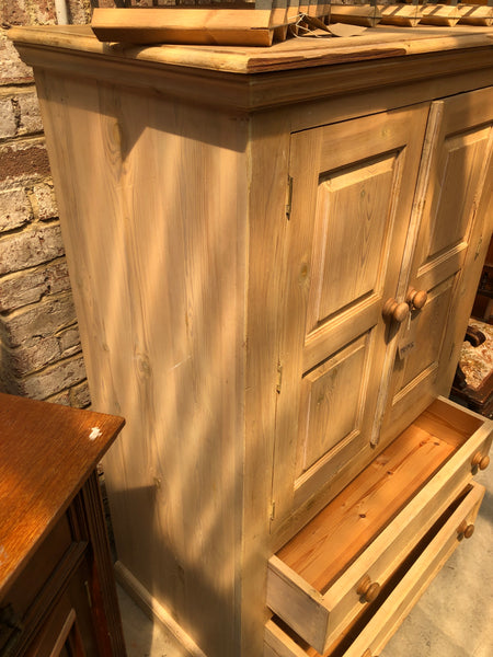 Pine Compact Wardrobe