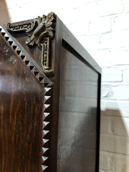 Vintage Oak Art Deco Wardrobe