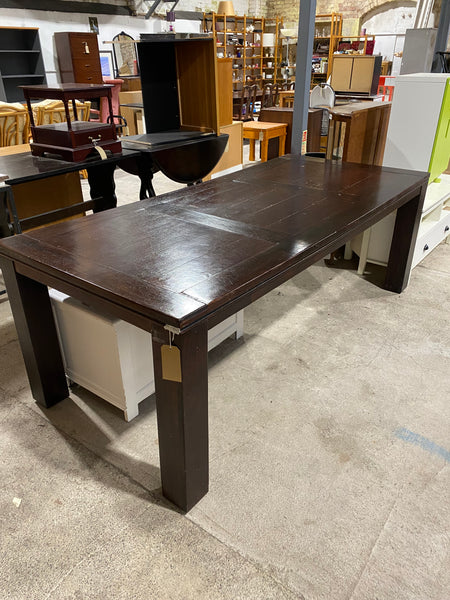 Large 8-10 seater Dark Oak Dining Table