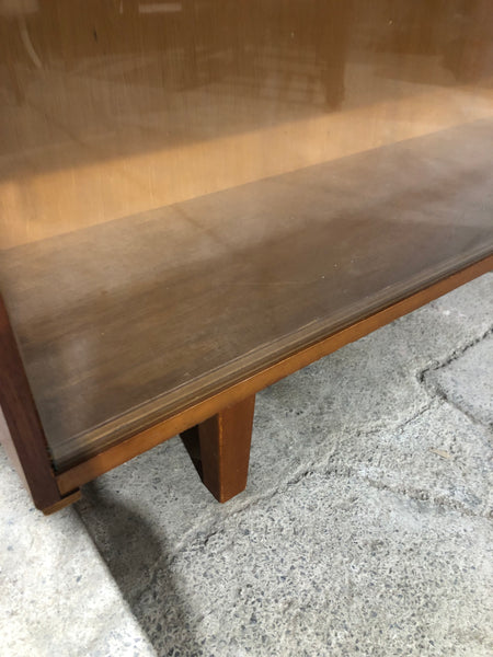 Mid Century Teak Display Bookcase
