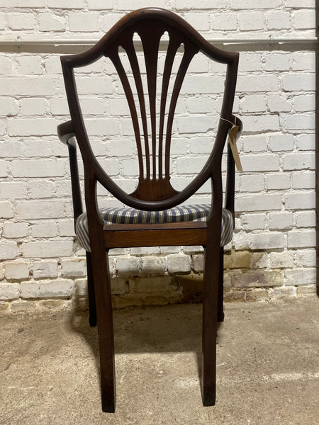 Antique Shield Back Carver Chair