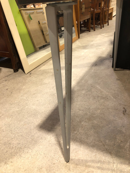 Black Top Metal legged Desk