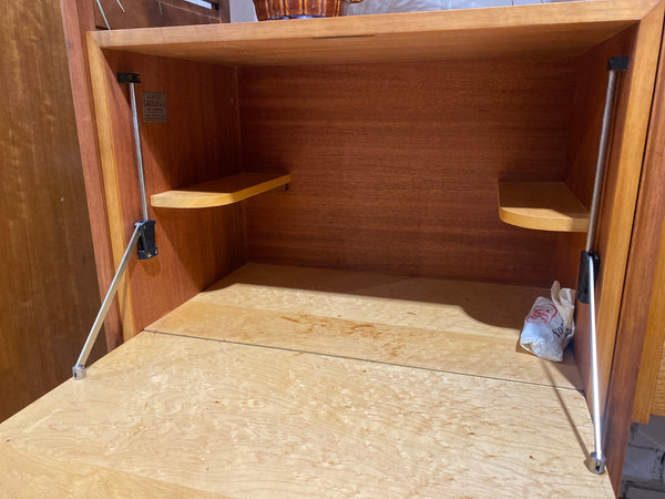 Vintage Staples Teak Ladderax 2 Bay Shelving Unit