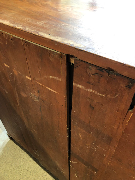 Flamed Mahogany Chest of Drawers