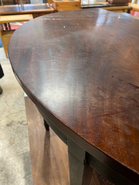 GHC - Mahogany Demi Lune Console Table