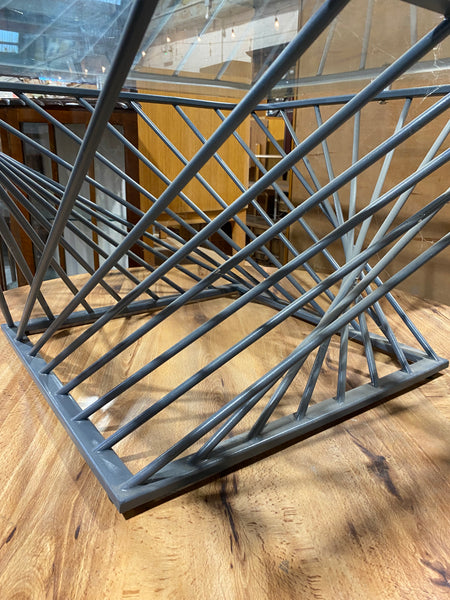 Glass Topped Coffee Table