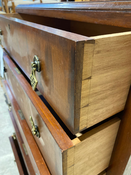 Vintage Mahogany Tallboy Chest of Drawers