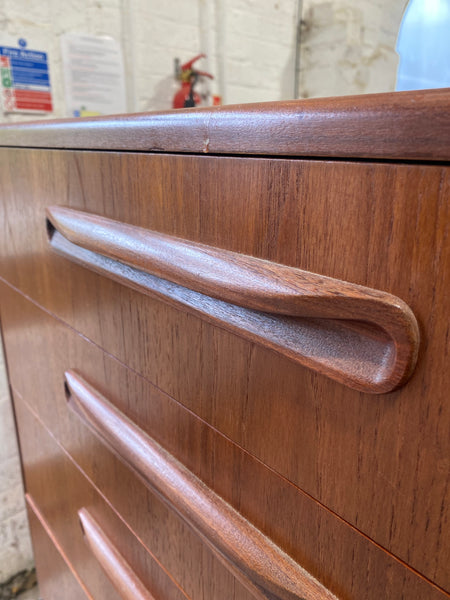 Teak Mid Century G-Plan Fresco Chest of Drawers