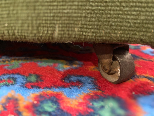 GHC - Vintage Green Ottoman