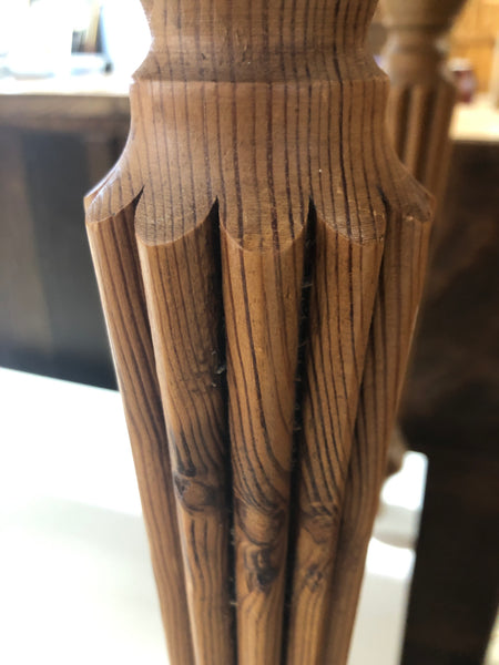 Pine Console Table with Drawer