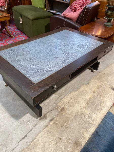 GHC - Scandinavian Metal Map Coffee Table