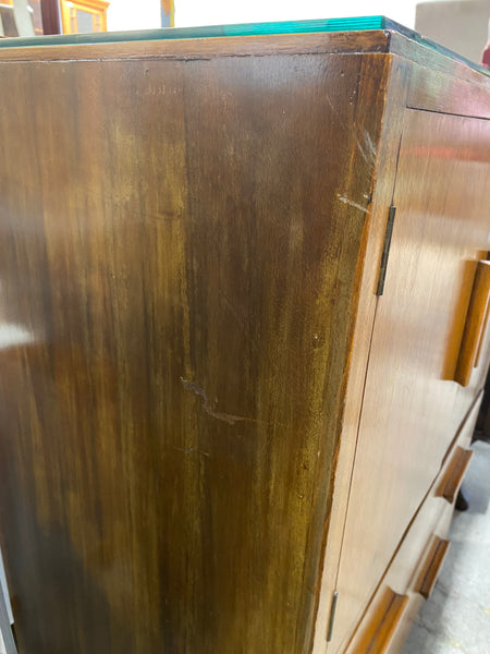 Vintage 1940s Tallboy Storage Cupboard and Drawers