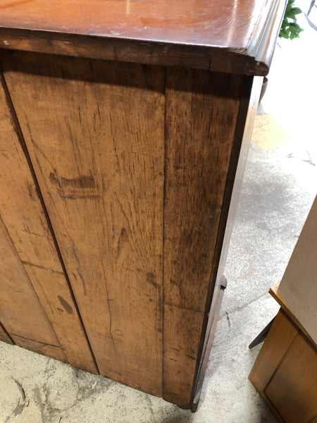 Flamed Mahogany 2 over 3 Chest of Drawers