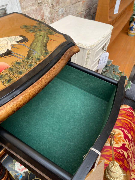 Chinese Style Lacquered Side Table