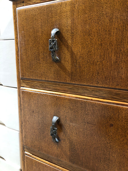 Vintage Tallboy Chest of 4 Drawers
