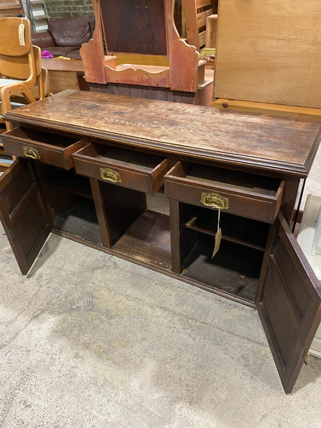 Large Vintage Oak Desk