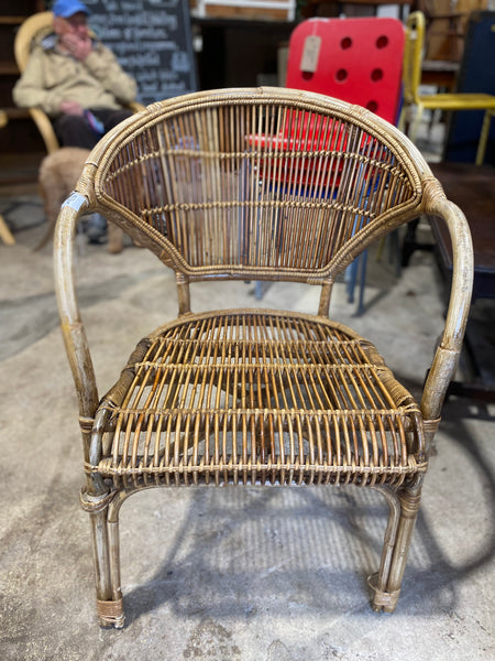Rattan Set Coffee Table & 2 Chairs