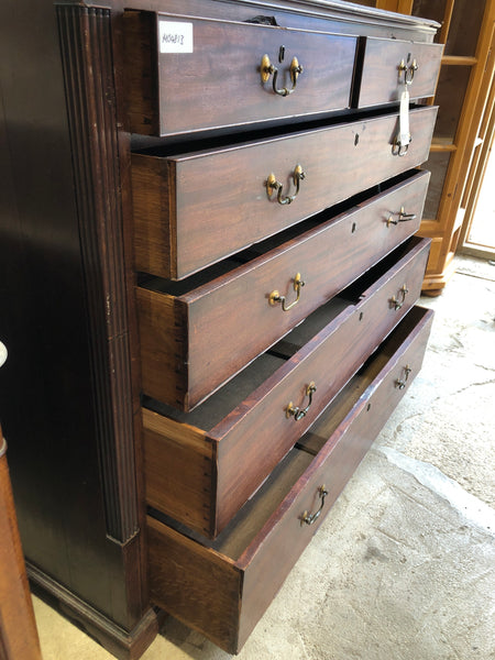 Antique Mahogany 2 over 4 Chest of Drawers