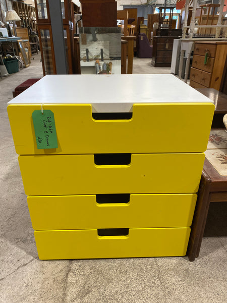 REF - White IKEA Chest of Drawers