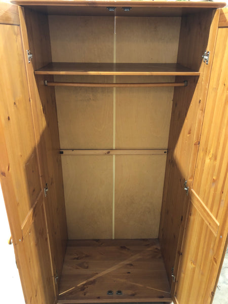 REF - Pine Double Wardrobe