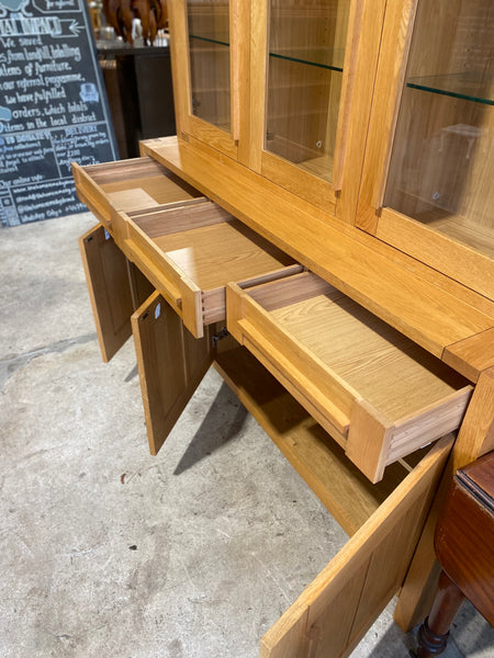 Large Contemporary Oak Dresser