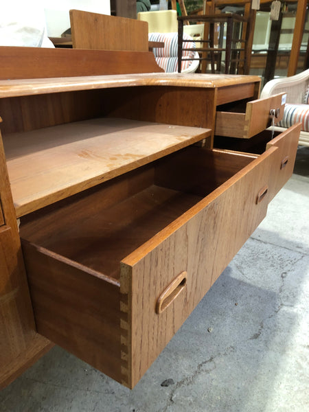 Teak Mid Century Dressing Table or Low Sideboard