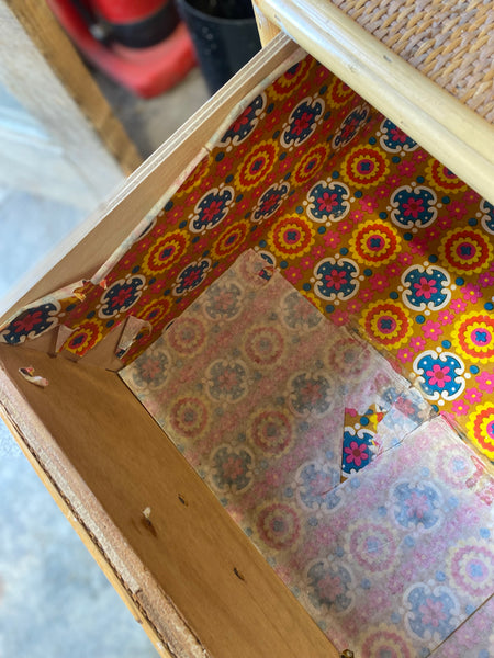 Rattan & Cane Chest of Drawers