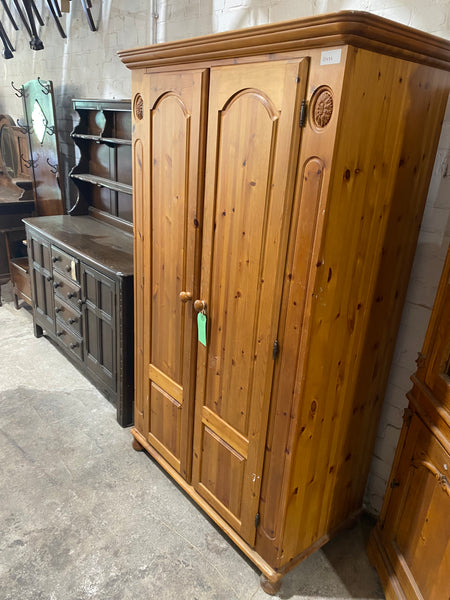 Pine Double Wardrobe REF
