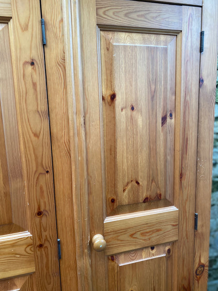 Pine Triple Wardrobe