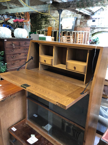 Vintage Bureau Display Bookcase