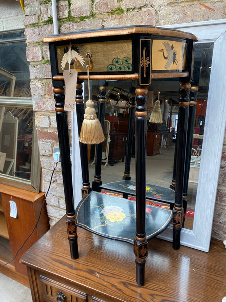 Chinese Style Lacquered Side Table