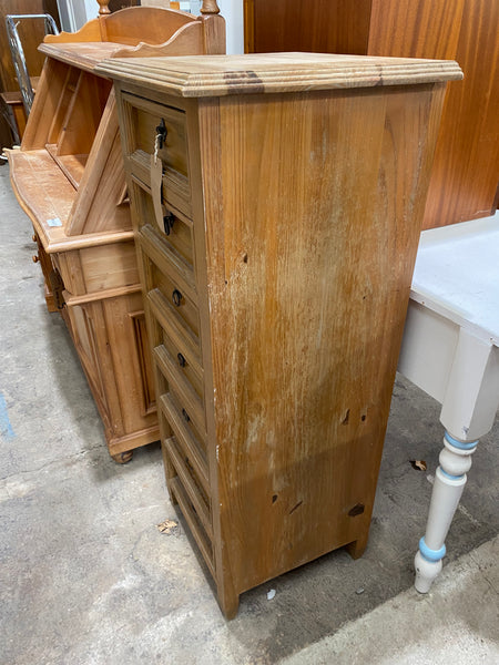 Pine Tallboy Drawers