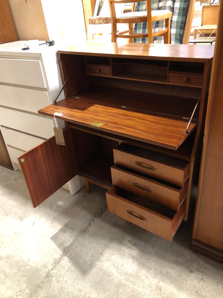 Mid Century Teak Bureau