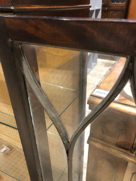 Mahogany Glass Display Cabinet