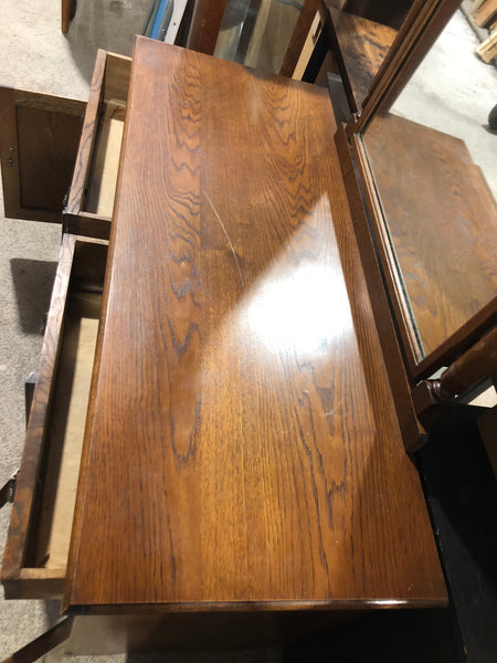 Antique Oak Dressing Table