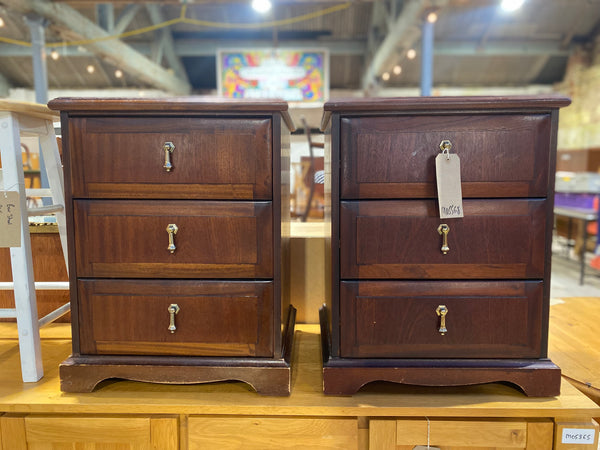 Pair of Stag Bedside Tables