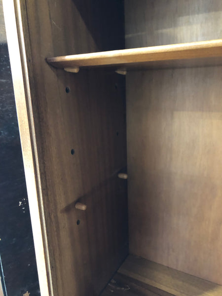 GHC - Mid-Century Teak Glass Fronted Bookcase