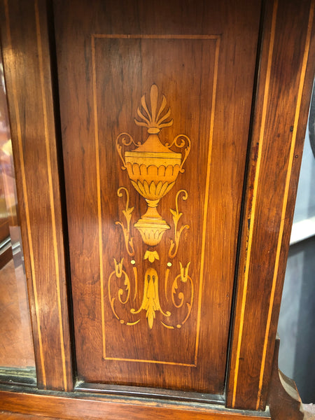 Decorative Inlaid Mirrored Corner Unit