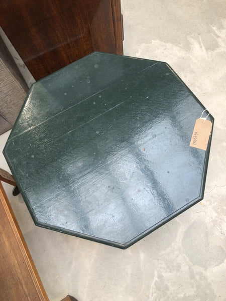 Green Painted Hexagonal Coffee Table