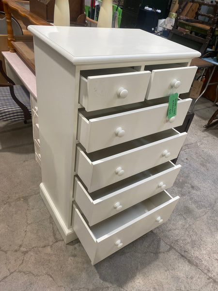 White Chest of Drawers REF