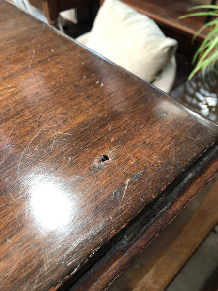 Small Mahogany Drop Leaf Side Table