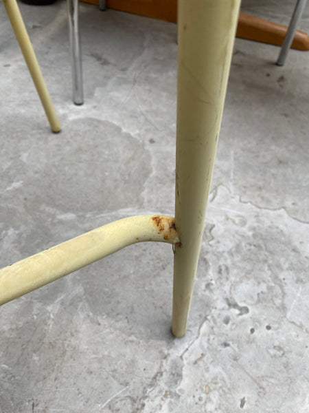 Yellow Metal Outdoor Bistro Set